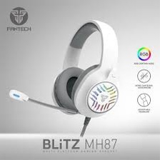 Diadema Gamer Rgb Fantech Blitz Mh87 Over-Ear Ear